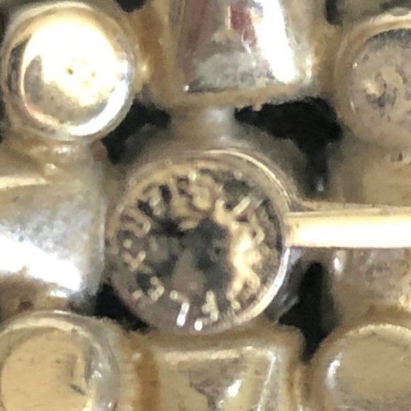 Jay Flex Sterling  Clear Crystal Rhinestone  VTG - Picture 5 of 5